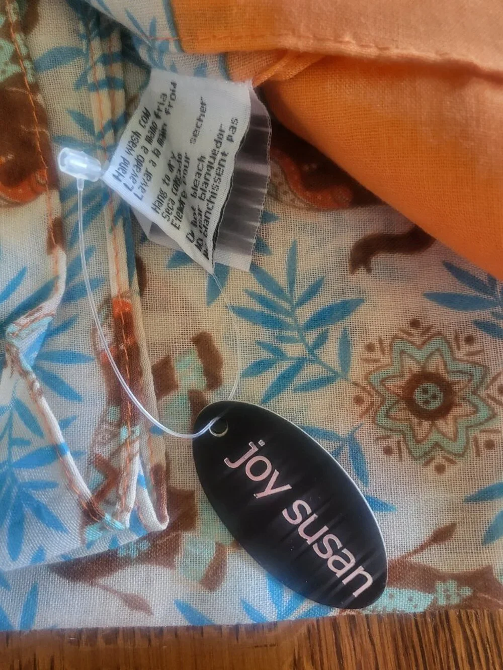 Joy Susan Lightweight Boho Elephant Print Scarf
